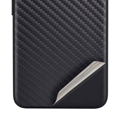 Black Carbon Fiber Specialty Texture Material Google Pixel 4a Skin